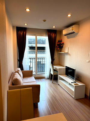 Condos for rent Ratchada-Ramintra Road : 🛋️ Cozy 1BR for Rent @ Chrisma Ramindra | Near Promenade & BTS Pink Line | 9,000 THB