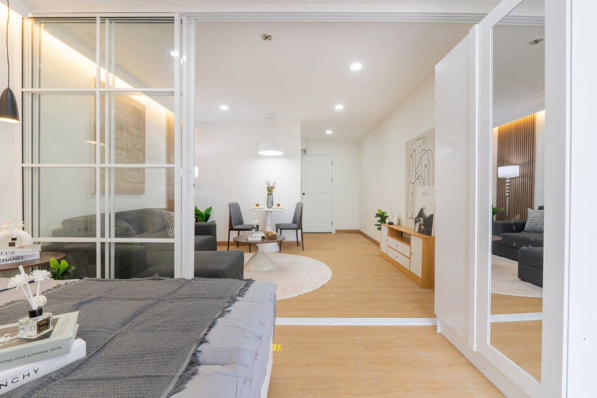 รูป ขายด่วนนน  1 ห้องนอน   โซนประชาชื่น  พร้อมเข้าอยู่    ผ่อน   6,xxx  - รูปที่ 5/12