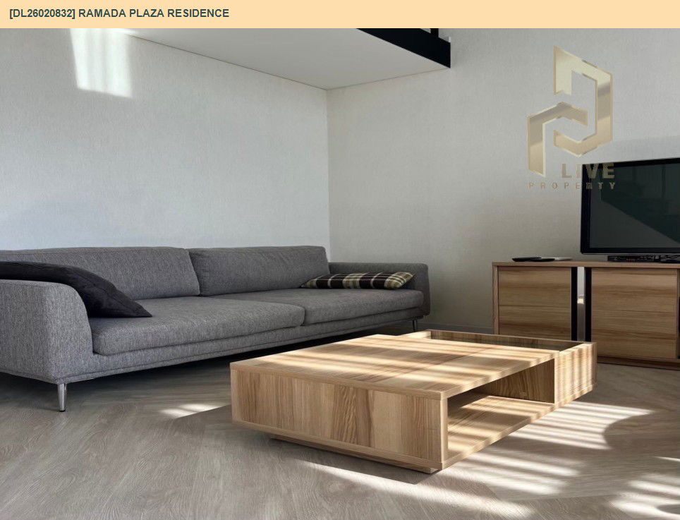 รูป DL26020832 ให้เช่าคอนโด รามาดา พลาซา เรสซิเดนซ์ (Ramada plaza residence) ใกล้ - พร้อมเข้าอยู่ โทรด่วน 0800343450 LineID @655ebbvc - รูปที่ 2/12