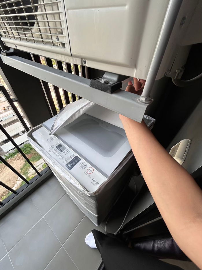 รูป 💥🏙️ให้เช่าคอนโด Nue noble แจ้งวัฒนะ เฟอร์ครบพร้อมเครื่องซักผ้า และ ใกล้รถไฟฟ้าสีชมพู สถานีเมืองทองธานี📌 - รูปที่ 7/14