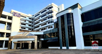 กิจการ บางปลาสร้อย ชลบุรี : ขายที่ดินพร้อมอาคารโรงแรมเดิม 5 ไร่กว่า ใจกลางเมืองชลบุรี 148 ห้อง