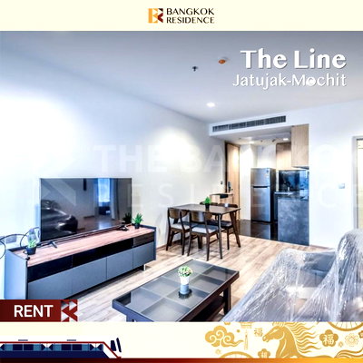 คอนโดให้เช่า :  The Line Jatujak-Mochit ⭐ ยูนิตสวยวิวสวนจตุจักร บรรยากาศเขียวขจี 🌿 ใกล้ BTS หมอชิต 