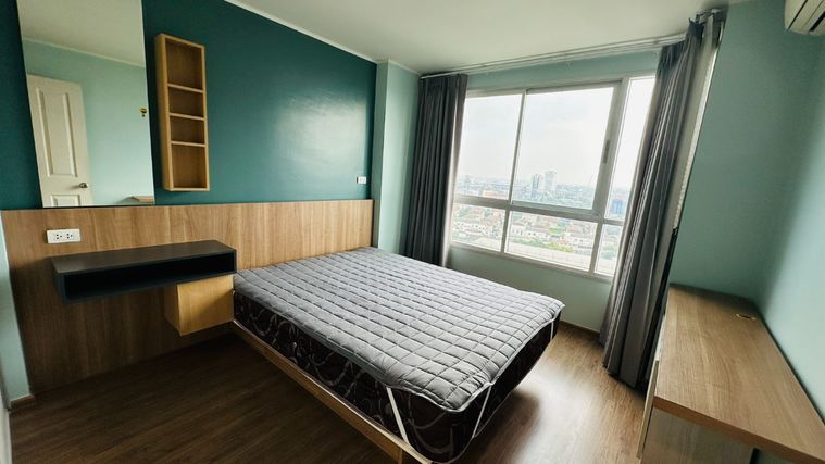 ด่วน!! ปล่อยเช่าห้องพร้อมอยุ่ เฟอรนิเจอรครบ คอนโดยูดีไลท์@หัวหมากสเตชั่น ชั้นสูงวิวสวย