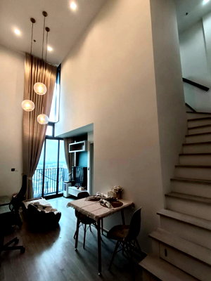 คอนโดให้เช่า : +++เช่าด่วน+++ The line Sukhumvit 101***Duplex 1 ห้องนอน ขนาด 42 ตร.ม. แต่งครบพร้อมเข้าอยู่!!!