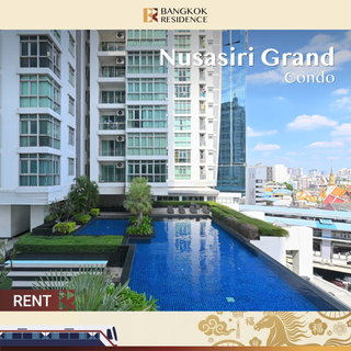 รูปภาพ Nusasiri Grand Condo ⚡️ Beautiful room, price negotiable ✨ Near BTS Ekkamai