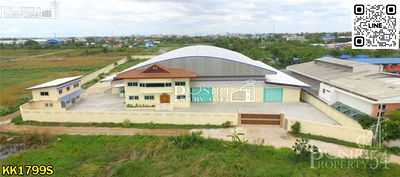 โรงงาน เขตบางขุนเทียน :  ขายโรงงาน เนื้อที่ 7 ไร่ 1 งานเศษ บางกระดี่ 16 มีครบแบบ 3 in 1 โรงงานสูง 11 เมตร สำนักงาน 2 ชั้น บ้านพักคนงานสูง พร้อมใบ รง.4 - KK001799s