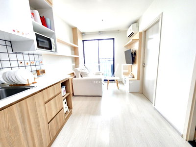 คอนโดให้เช่า : 🔥11K- 1นอน ห้องแต่งสวย ชั้นสูงสุด วิวดีมาก เฟอร์นิเจอร์ครบ พร้อมอยู่ คอนโดทำเลดี เดิน 20 ก้าว ถึง MRT ศรีรัช @ Nue Noble Chaengwattana