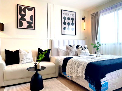 Condos for sale : CS198  🎉 Brand new condo at WELA Ramkhamhaeng 186, right next to the BTS Keha Ramkhamhaeng station (low-rise 8 floors) 🔥