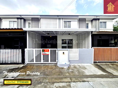 ทาวน์โฮม บางพลี สมุทรปราการ : บ้านพฤกษา 85 ซอยอัมพร ถนนหนามแดง-บางพลี ตกแต่งใหม่พร้อมเข้าอยู่