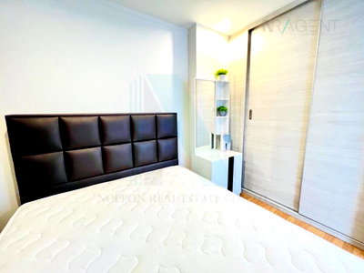 Condos for rent : 📣Nice room!📣 For Rent Condo LUMPINI PLACE SRINAKARIN - HUAMAK STATION Building B, Floor 14,Studio, Room size 34.00 sqm