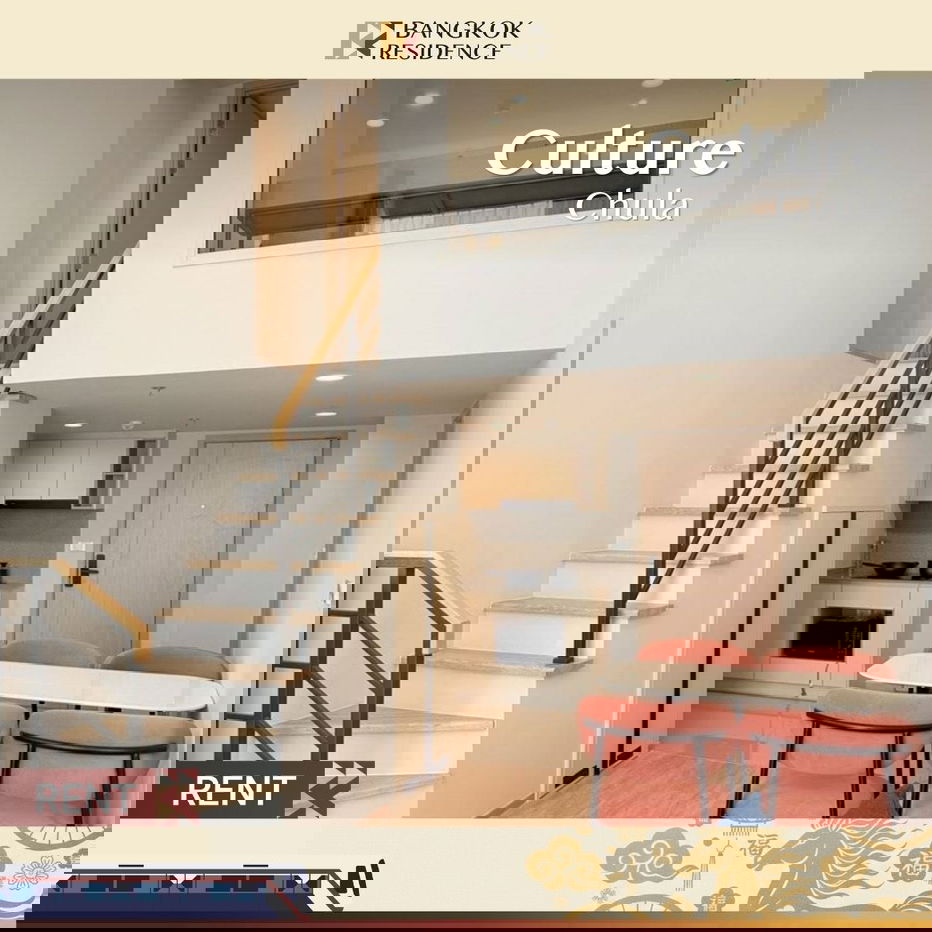 picture  Culture Chula ⭐ Brand-new, never occupied, Includes a walk-in closet, Near MRT Sam Yan  - 1/10