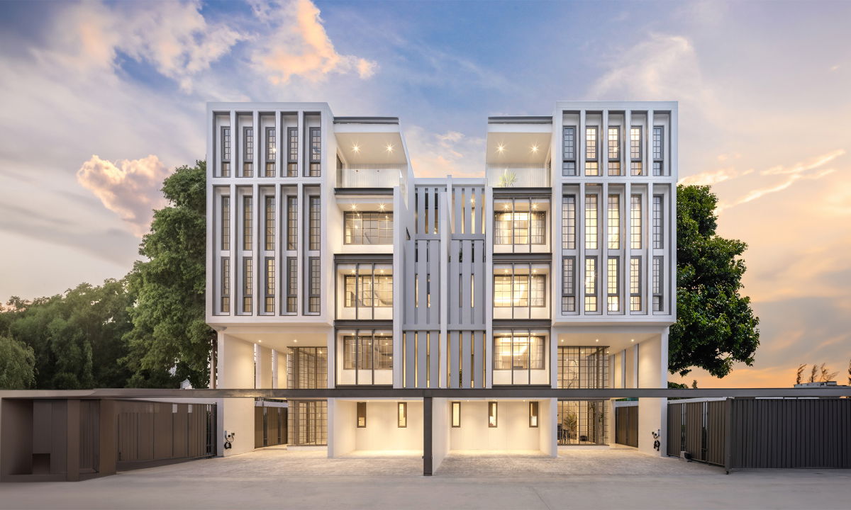 รูปภาพบ้านแฝด 4 ชั้น