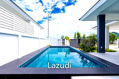 บ้านเดี่ยว ม.นานาชาติแสตมฟอร์ด หัวหิน : 3 Bed 3 Bath 196 SQ.M Huguh Home Pool Villa Cha-Am