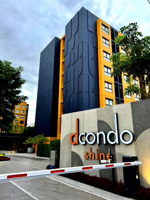 Condos for rent Thammasat University, Rangsit Campus : ✨ Brand New Room! dcondo Shine Rangsit | 8th Floor (Top Floor), Building B | 26 sqm | Near Thammasat University (Rangsit) | 12,000 THB/Month 🔑