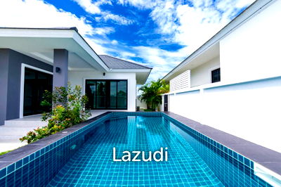 บ้านเดี่ยว ม.นานาชาติแสตมฟอร์ด หัวหิน : 3 Bed 3 Bath 196 SQ.M Huguh Home Pool Villa Cha-Am