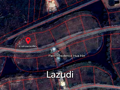 Land for sale Cha-Am Petchburi : 1,665.2 SQ.M Land Plot At Palm Hills For Sale