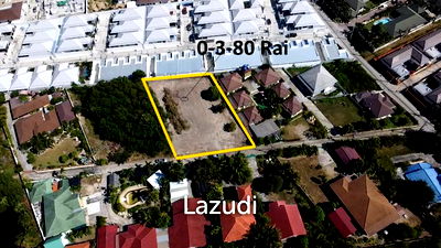 Land for sale Hua Hin Bus Station : 0-3-80 Rai Land Plot For Sale In Soi 70