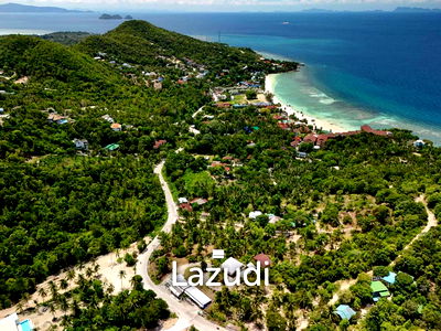 Land for sale : Prime Beachside Plots with Stunning Sea Views in Koh Phangan sold with 5 Mio THB THAI  company