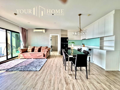 Condos for rent Si Racha Post Center : Penthouse Sea View for Rent at KnightsBridge The Ocean Sriracha – 3 Bed 3 Bath 122 sqm Luxury Living