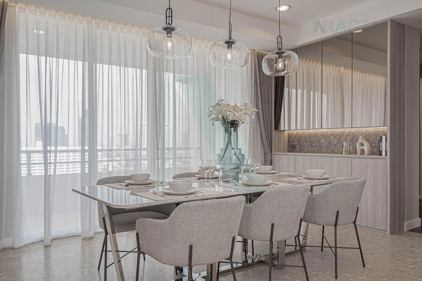 รูป 🔺 ให้เช่าคอนโด แฮมป์ตัน ทองหล่อ 10 อาคาร 1 ชั้น 18 3 ห้องนอน ขนาด 164.00 ตรม ใกล้ ห้างอารีน่า - รูปที่ 8/8