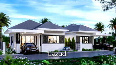 บ้านเดี่ยว หัวหิน ประจวบคีรีขันธ์ : 2 Beds 2 Baths 95.15 SQ.M The Village Hua Hin