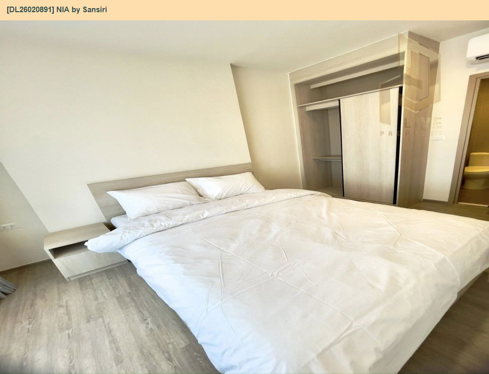 รูป DL26020891 ให้เช่าคอนโด เนีย บาย แสนสิริ (NIA by Sansiri) ใกล้ BTS พระโขนง พร้อมเข้าอยู่ โทรด่วน 0656133286 LineID @534wlwof - รูปที่ 2/6