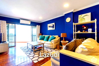 ขายคอนโด : DUSIT THANI : 2 bed condo on 7th floor with sea view
