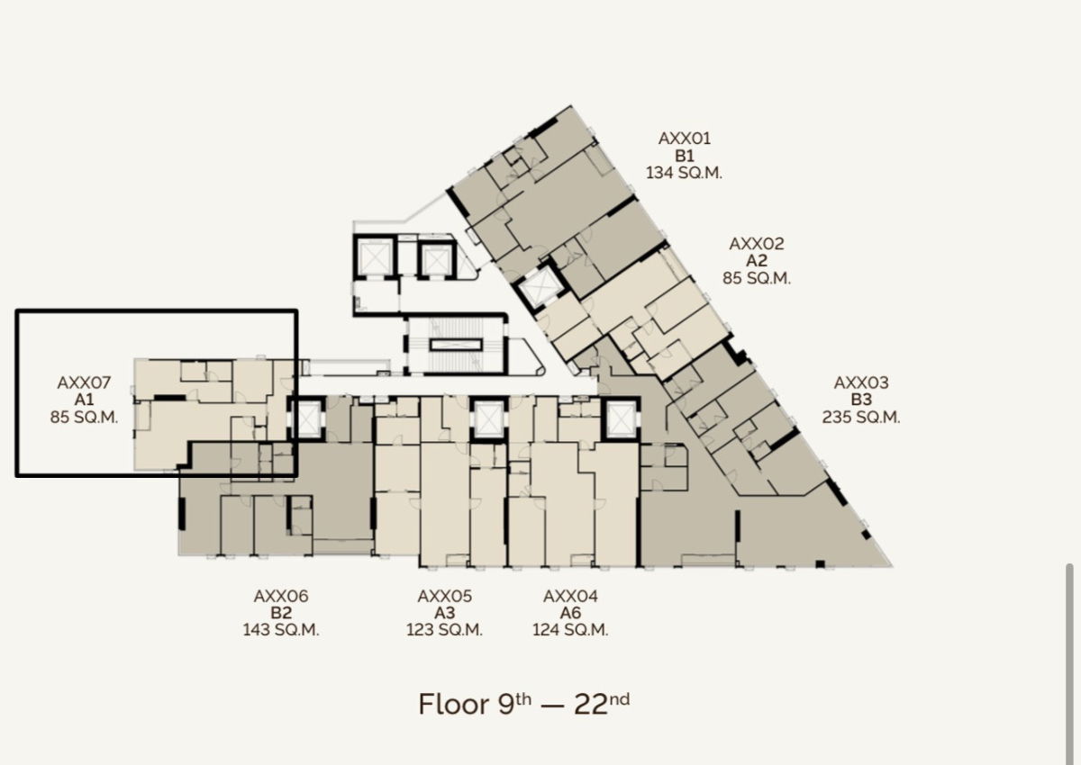 รูป ขายคอนโดหรู 2 ห้องนอน 85 ตร.ม. ชั้น 18 วิวสวย ตกแต่งระดับพรีเมียม ราคา 32.5 ล้าน - รูปที่ 1/1