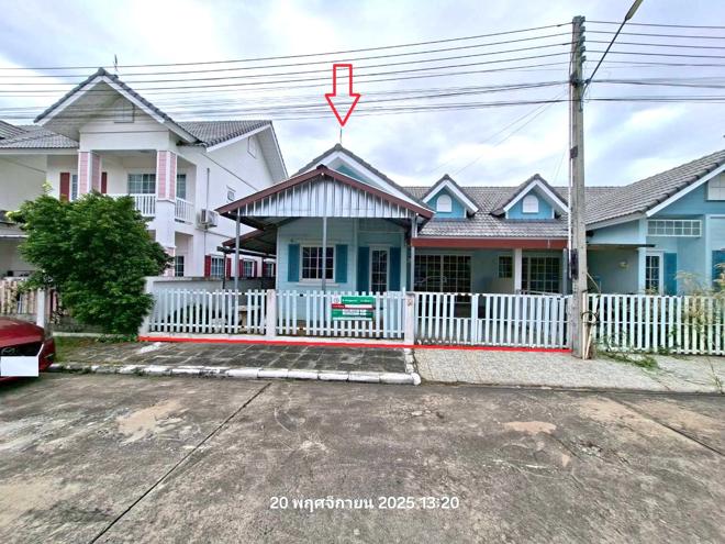 ขายบ้านเดี่ยว : บ้านเดี่ยว 35.6 ตร.วา วีน่า ทาวน์ ปลวกแดง ระยอง 1.5M