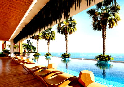 Condos for sale : The Riviera Malibu 2BR Duplex for Sale Bay View Pratumnak