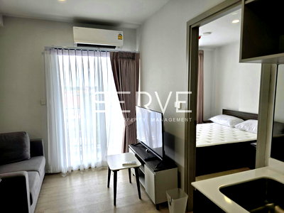 Condos for rent : Nice Room 1 Bed 27.12 sq.m.( washing machine) New Condo Good Location BTS Khu Khot 120 m. at Nue Cross Khu Khot Station Condo / For Rent