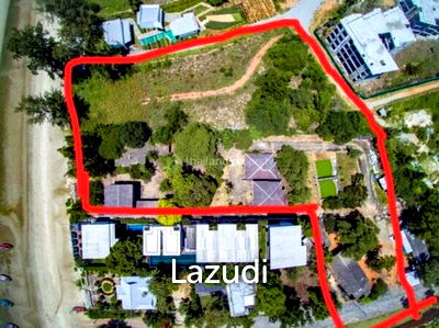 Land for sale Hua Hin Bus Station : 3 Rai Beachfront Land for Sale in Khao Tao