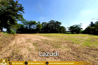 ที่ดิน เชียงราย : Beautiful Land Next to The Kok River and the road.