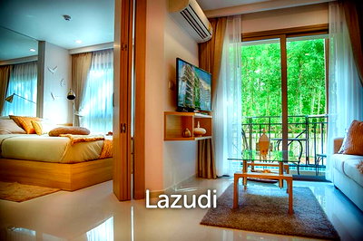 คอนโด ถนนพัทยา-นาเกลือ : 1 ห้องนอน 32.86 ตร.ม ซิตี้ การ์เด้น ทรอปิคาน่า