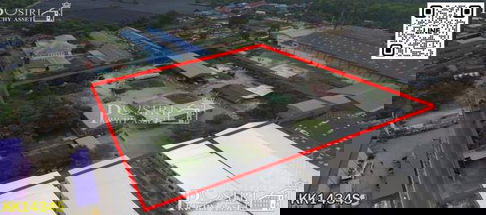 ขายที่ดิน 7 ไร่ พร้อมพื้นที่ใช้สอย ลานคอนกรีตเต็มพื้นที่ มีโรงงาน โกดัง สำนักงาน อุปกรณ์และใบ รง.4 ครบถ้วน แถมติดถนน 2 ด้านในราคาที่เปล่า - KK1434S