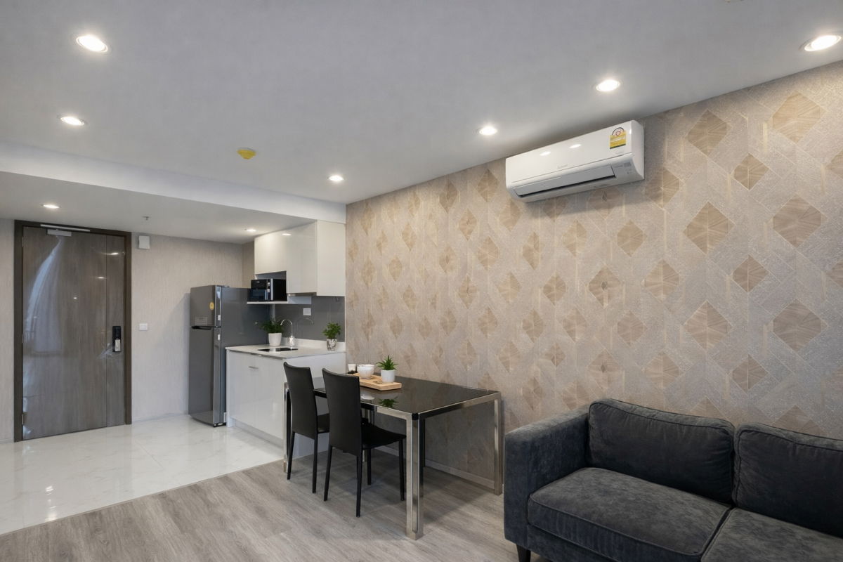 รูป 🍀🍀🍀Modern condo💙ให้เช่า📍ไอดีโอ โมบิ สุขุมวิท 66(Line:@rent2022) พร้อมเข้าอยู่ ✨ A07135  - รูปที่ 8/13