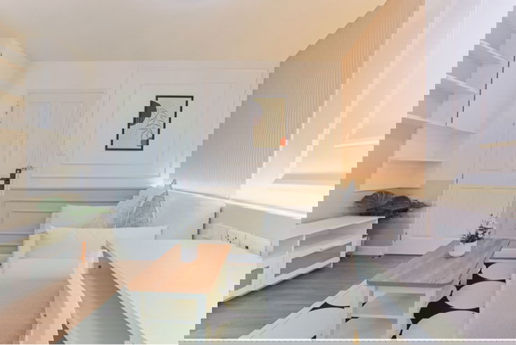 รูป 🔥ให้เช่าเดือนละ 13,500 บาท รวมค่าส่วนกลาง🔥  1ห้องนอน | 1ห้องน้ำ | 1ห้องนั่งเล่น | ขนาด 29 ตร.ม. เฟอร์นิเจอร์ครบ เก็บกระเป๋าพร้อมเข้าอยู่ได้ทันที - รูปที่ 7/11