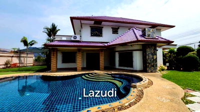 บ้านเดี่ยว คิงเพาเวอร์ พัทยา คอมเพล็กซ์  : บ้านเดี่ยวหรู 700 ตร.ม. พร้อมสระว่ายน้ำส่วนตัว ย่านหนองปรือ พัทยา