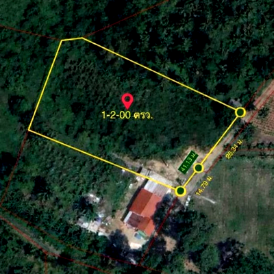 ที่ดิน ม.เอเชียน : Land 1 Rai 2 Ngan for Sale in Huai Yai Pattaya