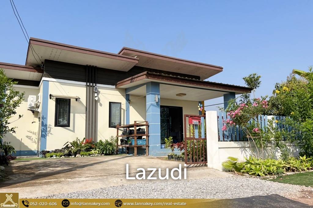 รูป ขายบ้านชั้นเดียว 2 ห้องนอนที่ห้วยสัก เชียงราย - รูปที่ 1/14