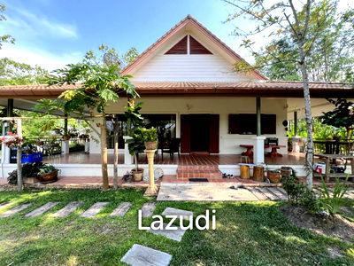 บ้านเดี่ยว เชียงราย : ขายบ้าน 2 ห้องนอนในสวนไม้สักในพื้นที่กว่า 7 ไร่