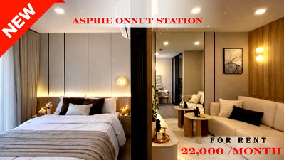 Condos for rent : 🍀🍀🍀 Beautiful condo 🌸 For Rent📍Aspire Onnut Station (Line: @rent2022)  ✨ Ready to move in 🔖 Property Code: A10772