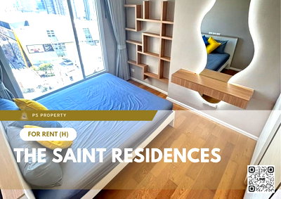 Condos for rent : For Rent 🔥 The Saint Residences 🔥 Near MRT Phahonyothin. Fully furnished with appliances.
