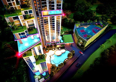 Condos for sale : The Riviera Santa Monica 1 Bedroom for Sale, Jomtien