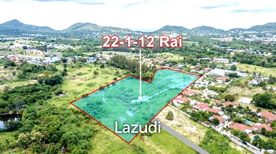 Land for sale Hua Hin Bus Station : LAND 22-1-12 RAI MON MAI : good for developing