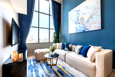 Condos for rent : For Rent Condo KNIGHTSBRIDGE PRIME SATHORN Building 1, Floor 41,Duplex, Room size 44.00 sqm