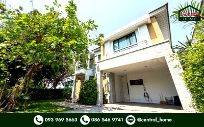 บ้านเดี่ยว ถนนรังสิต-ปทุมธานี : บ้านเดี่ยว เพอร์เฟค มาสเตอร์พีซ เลคไซด์ รังสิต หลังมุม ถูกสุดในโครงการ