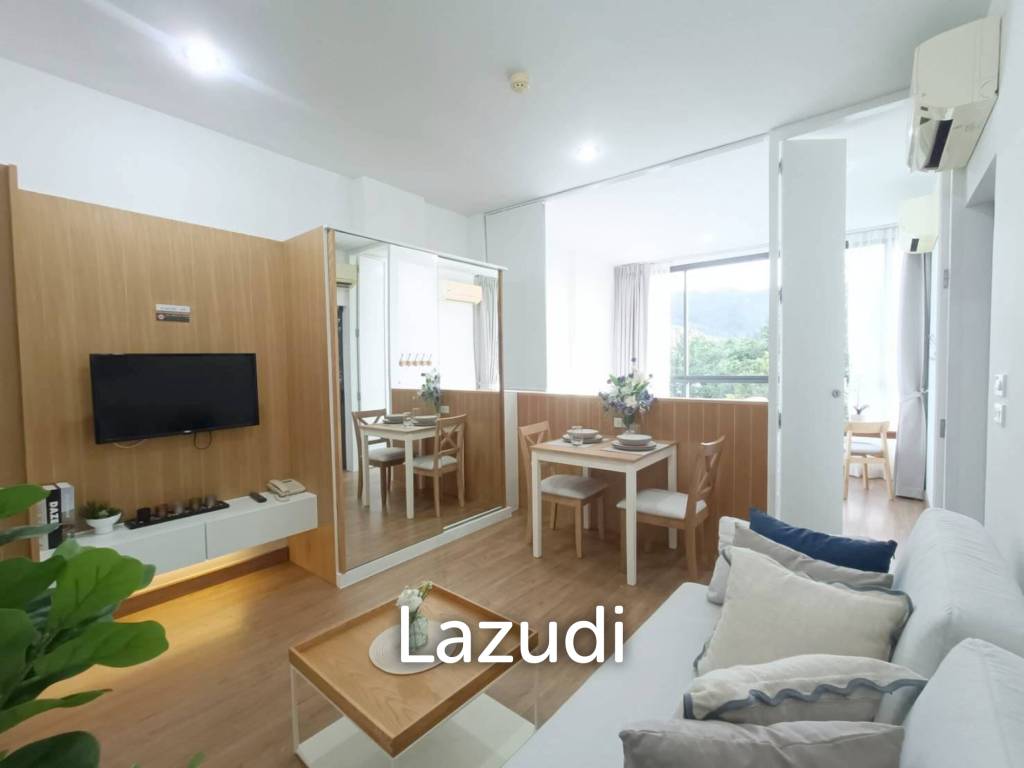Corner Unit 1-Bedroom 33 SQ.M At Hill Myna Condotel