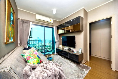 เช่าคอนโด ม.กรุงเทพ กล้วยน้ำไท : ให้ เช่า คอนโด IDEO Sukhumvit 93 (ไอดีโอ สุขุมวิท 93)52 ตรม. 2 นอน 2 น้ำ ชั้น 36