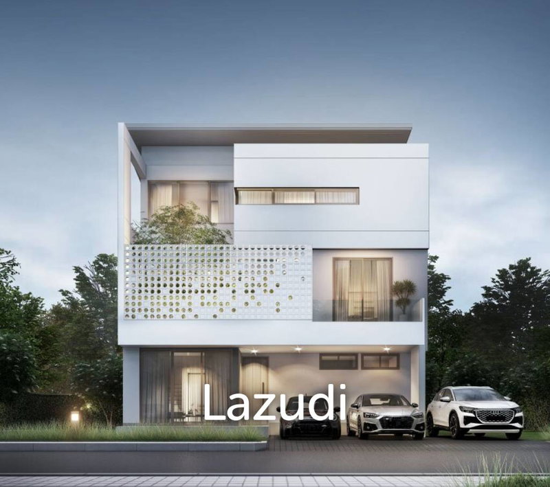 ขายบ้านเดี่ยว : บ้านเดี่ยวหรู 282 ตร.ม. 3 ชั้น ทำเลราชาเทวะ บางพลี สมุทรปราการ